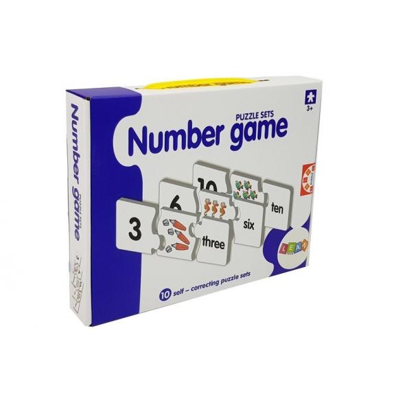 Edukativne puzzle – engleski, 10 brojeva