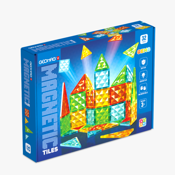 Geomag magnetske pločice Tiles Gems 32 kom