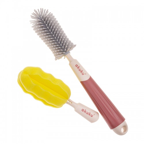 Silikonska 3u1 četka za bočice